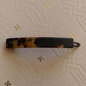 French tortoise handmade  boho barrette made in France